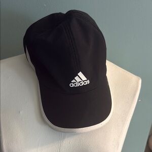Adidas Climalite Womens' Black and White Adjustable Sports Cap